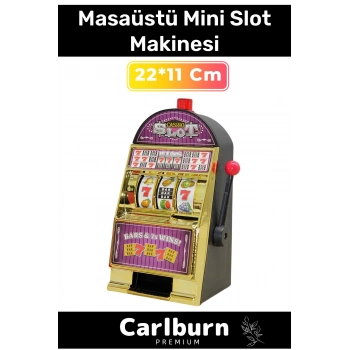 Özel Üretim Çevirme Kollu Meyve Vip Casino Portatif Ev Slot Makinasi 22*11 Cm