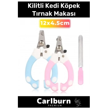 Özel Üretim Güvenlik Kelepçeli Pratik Taşınabilir Evcil Hayvan Kilitli Kedi Köpek Tırnak Makası