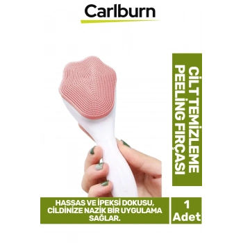 Özel Üretim Ergonomik Asılabilir Saplı Hassas İpeksi Doku Cilt Makyaj Temizleme Peeling Fırçası