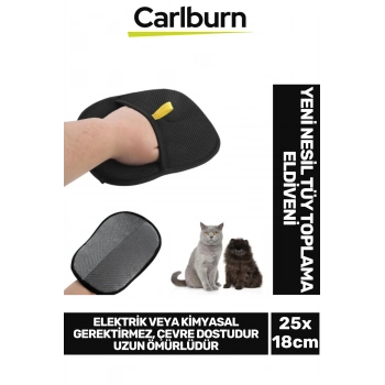 Yeni Nesil Kaymaz İki Yönlü Mikrofiber Kedi Köpek Evcil Hayvan Tüy Toplama Eldiveni 25x18 cm