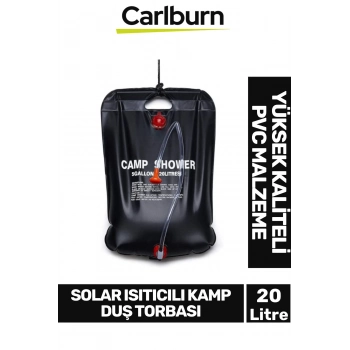 Özel Üretim Yüksek Kaliteli Pvc Dayanıklı Uzun Ömürlü 20 Litre Solar Isıtıcılı Kamp Duş Torbası