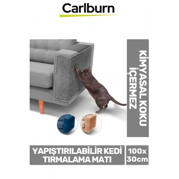 Özel Üretim Mobilya Koltuk Dayanıklı Hızlı Kuruma Yapıştırılabilir Kedi Tırmalama Matı 100x30cm