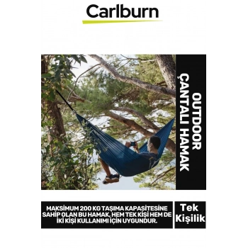 Özel Üretim Kamp Piknik Dayanıklı Çantalı Çabuk Kuruyan 200Kg Taşıma Outdoor 950G Hamak 275x140 cm