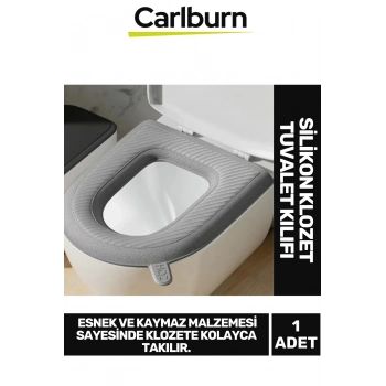Özel Üretim Esnek Kaymaz Çıkarılabilir Yıkanabilir Yumuşak Silikon Konforlu Klozet Tuvalet Kılıfı