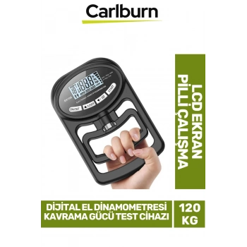 Özel Üretim Fizik Tedavi 120 KG Pilli Medikal Dijital El Dinamometresi Kavrama Gücü Test Cihazı