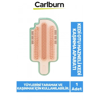 Özel Üretim Tüy Dökümü Azaltıcı Kedi Otu Hazneli Kaşınma Tarama Aparatı Fırçası