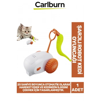 Özel Üretim İnteraktif Hafif Oyun Açma Kapama Düğmeli Dayanıklı Usb Şarjlı Robot Kedi Oyuncağı