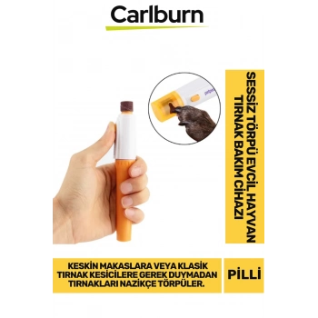 Özel Üretim Pilli Yontmaz Zarar Vermez Sessiz Törpü Evcil Hayvan Tırnak Bakım Cihazı