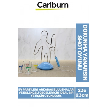 Özel Üretim Arkadaş Ev Parti Etkinlik Sesli Dokunma Yanarsın Eğlenceli Shot Oyunu 23x23