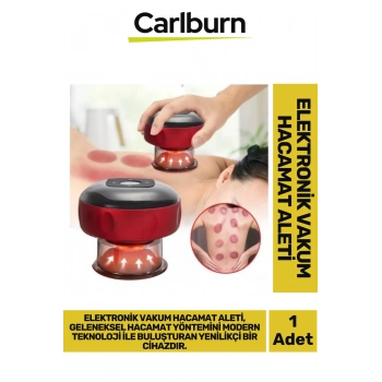 Premium 6 Isı Modlu Lcd Led Ekran Kırmızı Işık Terapi Bölgesel Elektronik Vakum Hacamat Aleti