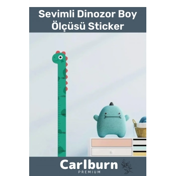 Özel Üretim İz Bırakmayan Çift Taraflı Bantlı Silinebilir Ev Sevimli Mavi Dinozor Boy Ölçüsü Sticker