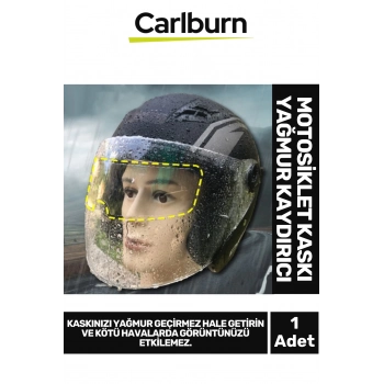 Özel Üretim Su Tutmaz Film Bisiklet Motosiklet Kaskı Vizor Buhar Önleyici Yağmur Kaydırıcı