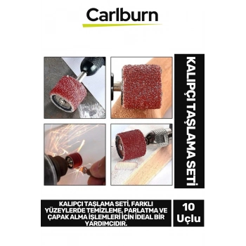 Özel Üretim Metal Ahşap Plastik Temizleme Parlatma Çapak Alma 10 Uçlu Kalıpçı Taşlama Seti