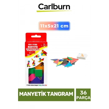 Özel Üretim Eğitici Zeka Geliştirici Öğretici El Göz Koordinasyonu Manyetik Tangram 36 Parça