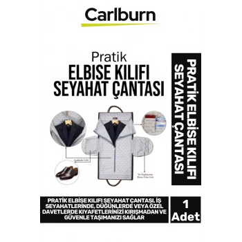 Takım Elbise Gömlek Kırışma Önleyici Düğün Davet İş Toplantı Pratik Elbise Kılıfı Seyahat Çantası