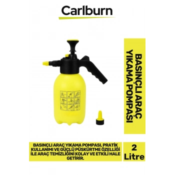 Özel Üretim Ergonomik Uzun Süreli Ayarlanabilir Püskürtmeli Basınçlı 2 Litre Araç Yıkama Pompası
