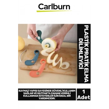 Özel Üretim Dayanıklı Plastik Sağlam Keskin Kesici Sağlam Ergonomik Kaymaz Pratik Elma Dilimleyici