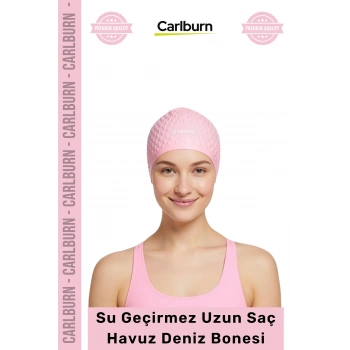 #Bone Kaymaz Su Geçirmez Sızdırmaz Silikon Yüzücü Elastik Yüzme Şapkası Havuz Deniz Uzun Saç Bonesi