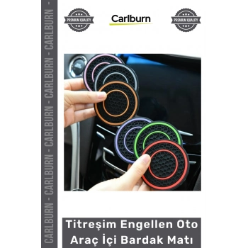 #BardakTutacağı Kaymaz Koruyucu Silikon Dayanıklı Estetik Titreşim Engellen Oto Araç İçi Bardak Matı