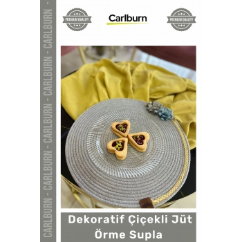 #Supla Handmade Dekoratif Çiçekli Jüt Örme El Sanatı Amerikan Servis Sağlam Dikiş Kalitesi Supla