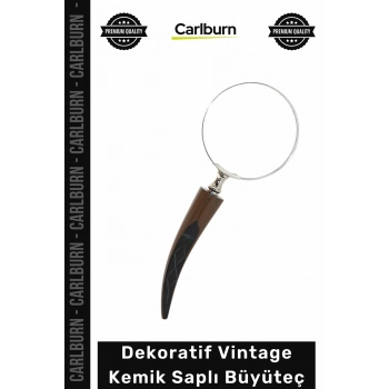 #Büyüteç Klasik Tasarım Dekoratif Vintage Optik Geniş Mercek Ergonomik Masaüstü Kemik Saplı Büyüteç