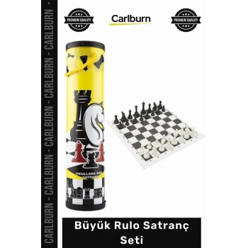 #SantrançSeti Okul Turnuva Tipi Pratik Taşıma Kolay Kompakt Dayanıklı Şık Büyük Rulo Satranç Seti