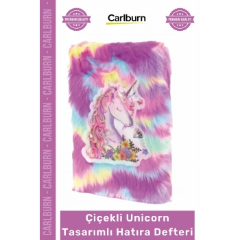#Defter Rengarenk Masalsı A5 Boyut Çocuk Genç Günlük Notlar Çiçekli Unicorn Tasarımlı Hatıra Defteri