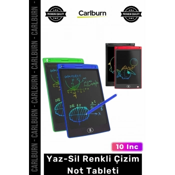 #Tablet 10 İnç LCD Ekran Göz Koruma Yaratıcılık Geliştirme Çocuklar İçin Eğitici Renkli Çizim Tablet