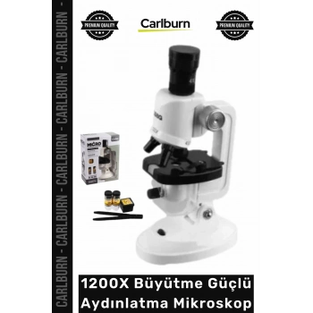 #Mikroskop Eğitim Deney Öğrenci Bilimsel Merak Geliştirme 1200X Büyütme Güçlü Aydınlatma Mikroskop