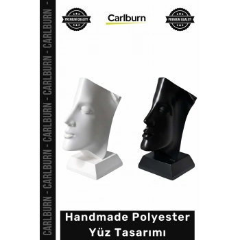 #Heykel Modern Estetik Sanatsal Soyut Minimalist Ev Ofis Heykel Dekoratif Polyester Yüz Tasarımı