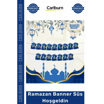 #Süs Ramazan Ayı Dekorasyon Lamba Ay Minare Ev Ofis Kolay Montaj Ramazan Banner Süs Hoşgeldin