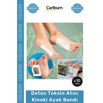 Özel Üretim Kinoki Ayak Bandı Vücut Detoksu Sağlık Ağır Metal Detox Bandı Toksin Atıcı 10 Adet