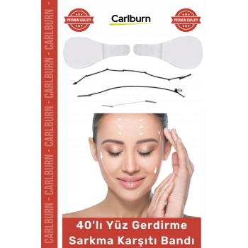 #GerdirmeBandı Hipoalerjenik Lastikli Kırışıklık Giderici Sıkılaştırıcı Sarkma Karşıtı - 40 Adet