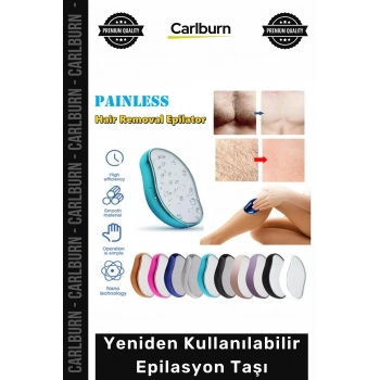 #Taş Ağrısız Nano Kristal Fiziksel Hijyenik Kişisel Bakım Yeniden Kullanılabilir Epilasyon Taşı