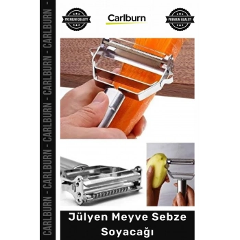 #Jülyen Paslanmaz Çelik Ergonomik Hızlı Hassas Pratik Mutfak Kolaylığı Jülyen Meyve Sebze Soyacağı