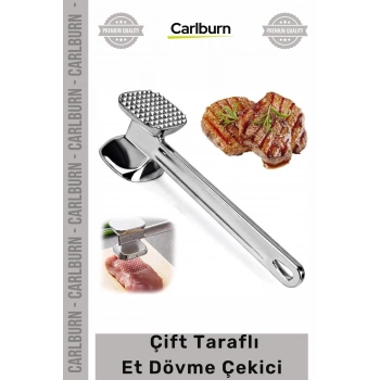 Özel Üretim Yüksek Kalite Alüminyum Narin Etler Mutfak Profesyonel Et Dövme Çekici Çift Taraflı