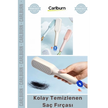 #SaçFırçası Kendinden Temizlenen Ergonomik Pratik Şık Profesyonel Yeni Kolay Temizlenen Saç Fırçası