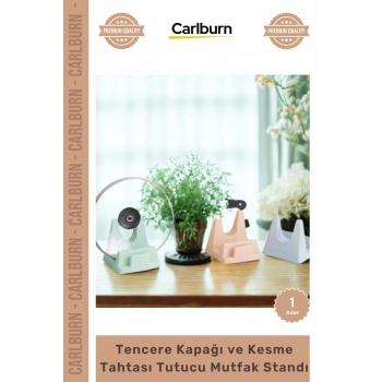 #Stand Organizer Tezgah Üstü Pratik Modern Tencere Kapağı Kesme Tahtası Tutucu Mutfak Standı