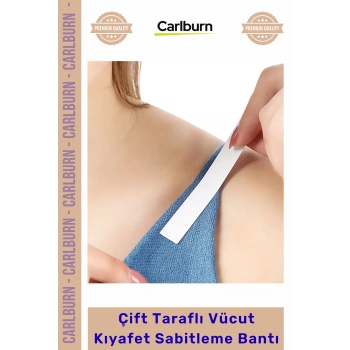 Premium Şeffaf Dekolte Abiye Gelinlik Elbise Güçlü Çift Taraflı Vücut Kıyafet Sabitleme Bantı 36lı