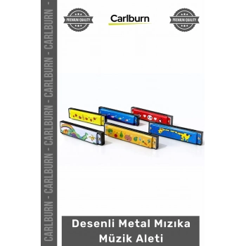 Özel Üretim Dayanıklı Müzik Aleti Eğitici Çocuk Hediye Kompakt Ergonomik Hafif Desenli Metal Mızıka