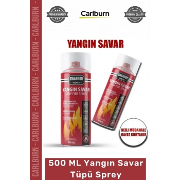 #YangınTüpü 500ml Stop Fire Araç Ev Ofis Tipi Taşınabilir Güvenli Söndürücü Yangın Savar Tüpü Sprey