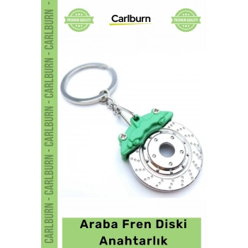 Özel Üretim Metal Tasarım Otomobil Modifiye Aksesuar Şık Havalı Hediye Araba Fren Diski Anahtarlık