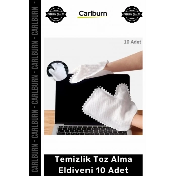 Özel Üretim Mikrofiber Pratik Hızlı Etkili Kaliteli Ev Tekstil Temizlik Toz Alma Eldiveni 10 Adet