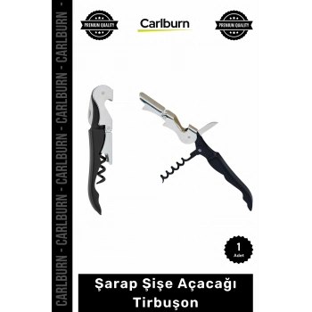 Özel Üretim Profesyonel Ergonomik Metal Şık Kaliteli Tasarım Şişe Açacağı Tirbuşon Siyah