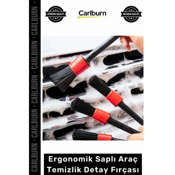 Özel Üretim Yumuşak Kıl Oto Detaylandırma Hassas Yüzey Ergonomik Saplı Araç Temizlik Detay Fırçası