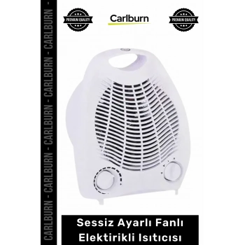 Özel Üretim Hızlı Isınan Kompakt Modern Tasarım Portatif Sessiz Ayarlı Fanlı Elektirikli Isıtıcısı