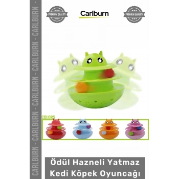 Özel Üretim Etkileşimli Zeka Geliştirici Hacıyatmaz Mama Ödül Hazneli Yatmaz Kedi Köpek Oyuncağı