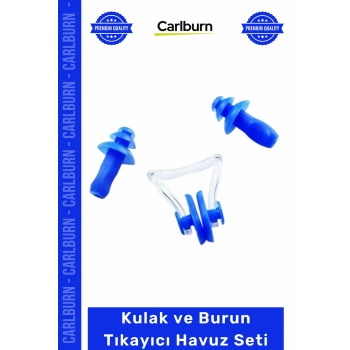 Silikon Su Geçirmez Profesyonel Yüzücü Antrenman Malzemesi Kulak Burun Tıkayıcı Havuz Seti
