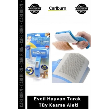 Özel Üretim Kedi Köpek Tüy Toplayıcı Paslanmaz Çelik Kaliteli Evcil Hayvan Tarak Tüy Kesme Aleti