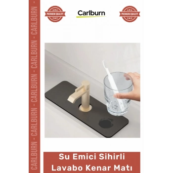 Özel Üretim Mutfak Banyo Diatom Çamur Hızlı Kuruyan Kaymaz Taban Su Emici Sihirli Lavabo Kenar Matı